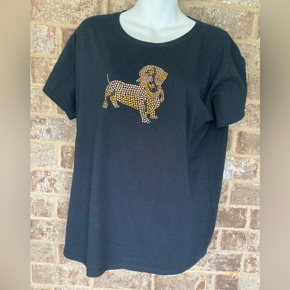 Dachshund T-shirt Gildan Size 2XL
